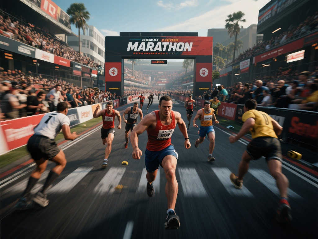 棒鸡新作《马拉松》首发缺席单人模式:团队资源有限 棒鸡新作《马拉松》首发缺席单人模式:团队资源有限