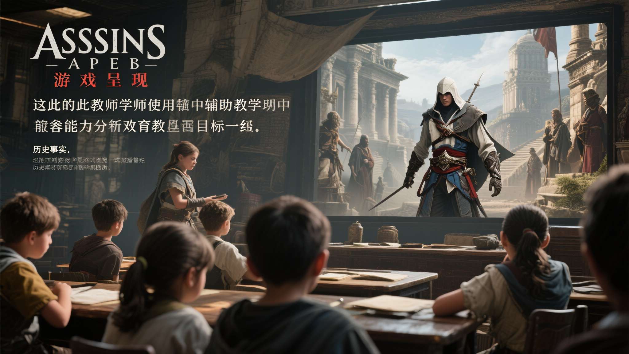 因此，教师在使用《刺客信条》辅助教学时，通常会明确区分"游戏呈现"与"历史事实"